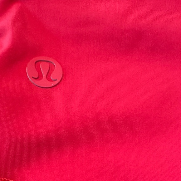 lululemon athletica Pants - lululemon athletica Bold Red Ribbed Leggings